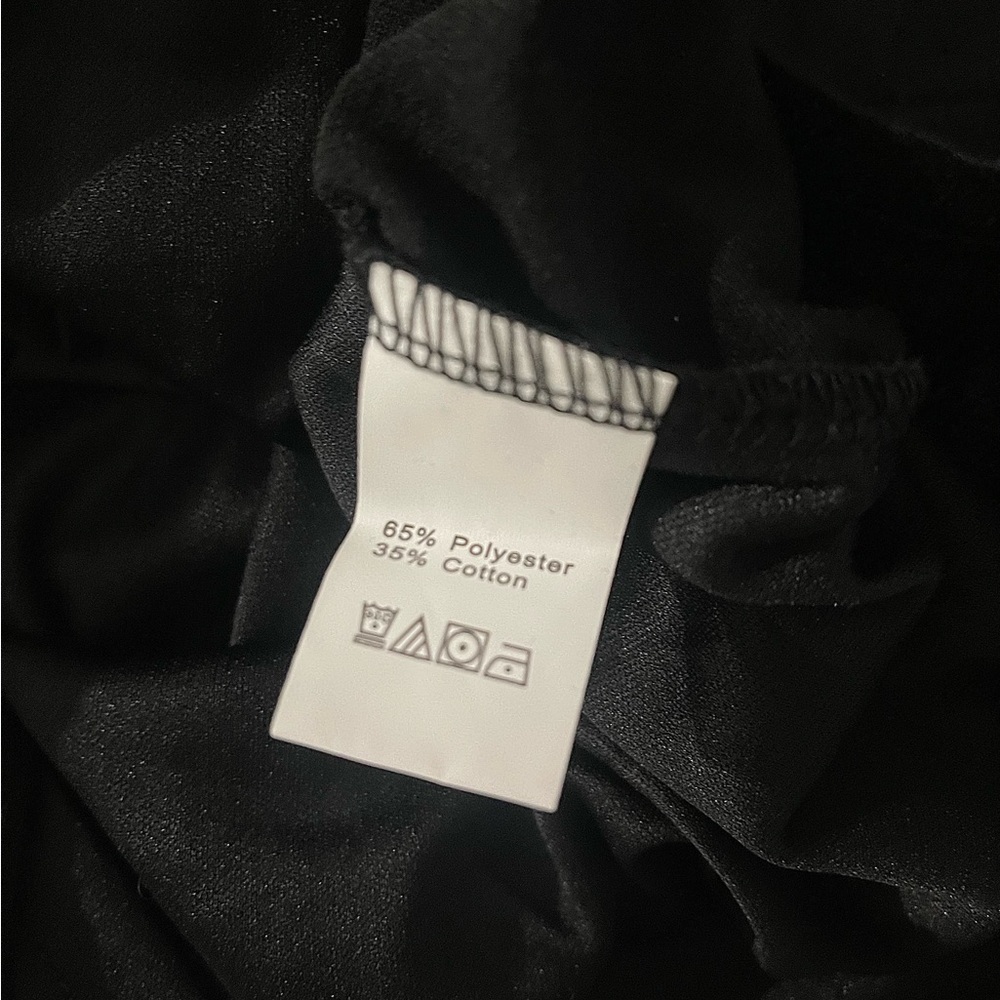 BTFBM Sleeveless Black Wrap Bodycon Dress Sz L Spring Summer Beach Party Vacay - Picture 10 of 11